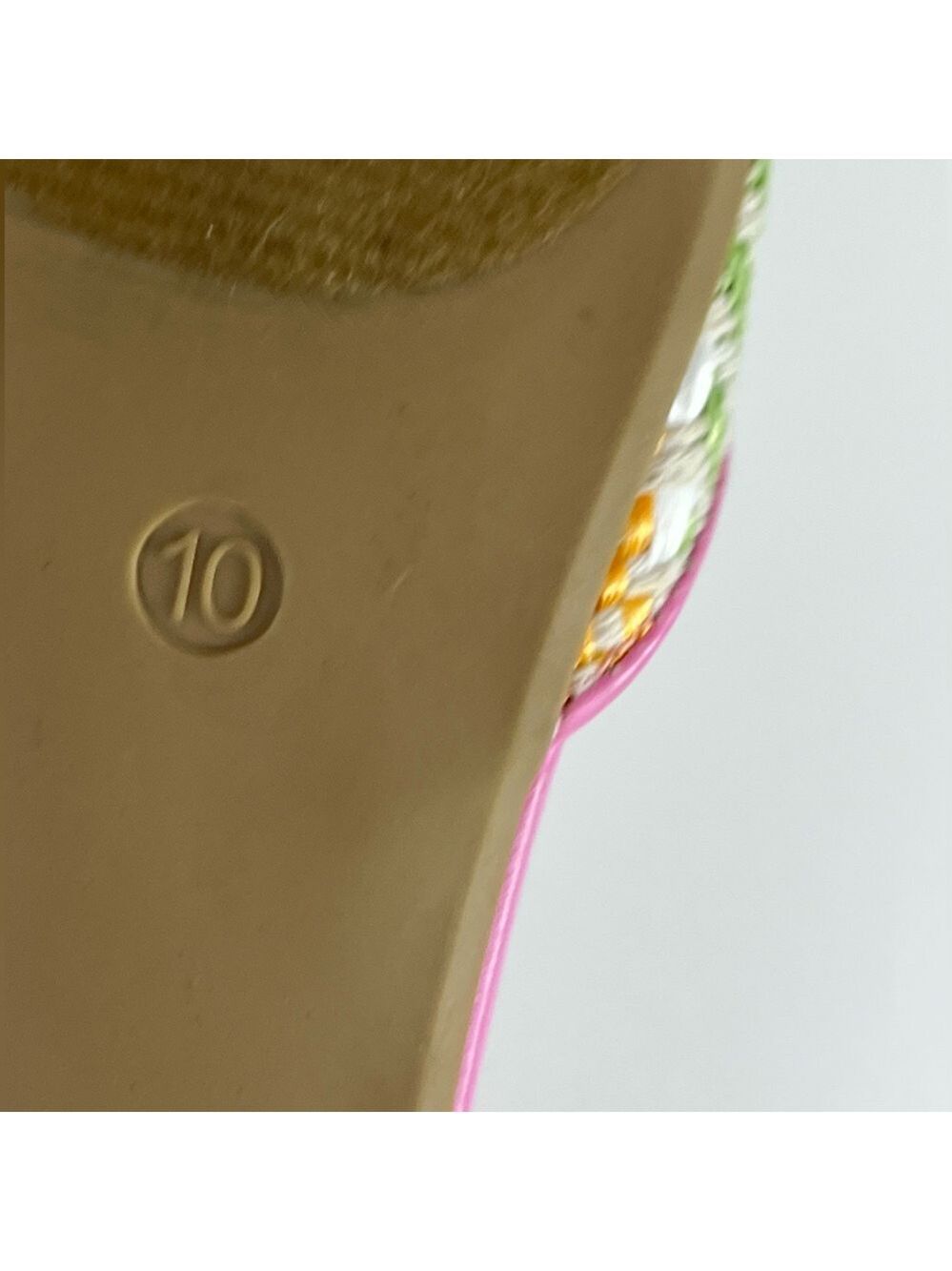 C Est 1946 Colorful Woven Multi Color Pointed Toe Flats size 10 New without Box - Picture 11 of 13